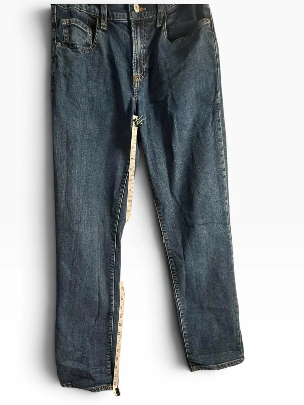 GAP Boys Size 16 Straight Leg Jeans Medium Wash Stretch Denim adjustable waist